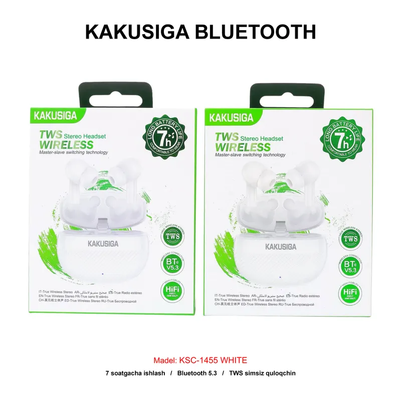 BLUETOOTH KAKUSIGA KSC-1455 WHITE