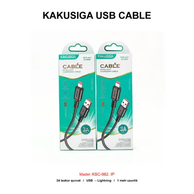 USB CABLE KAKUSIGA KSC-982 IP BLACK