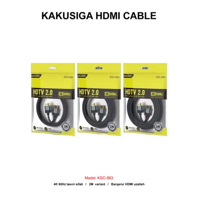 HDMI CABLE KAKUSIGA KSC-983 2M BLACK