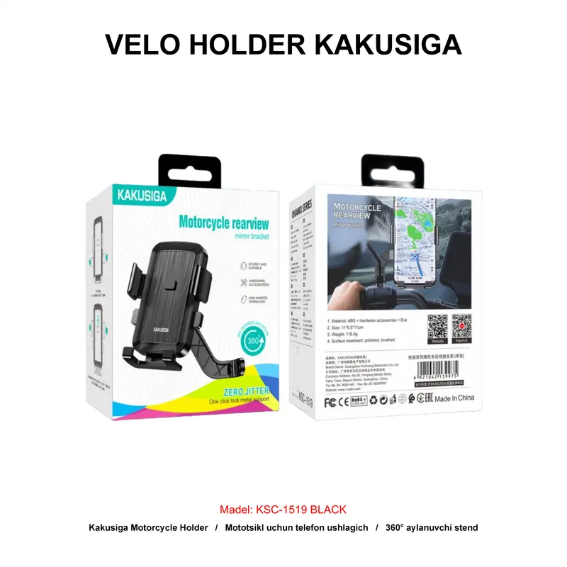 VELO HOLDER KAKUSIGA KSC-1519 BLACK