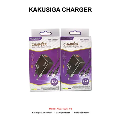 CHARGER KAKUSIGA KSC-1236 V8 BLACK
