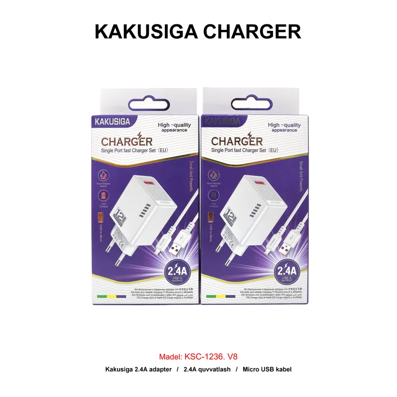 CHARGER KAKUSIGA KSC-1236 V8 WHITE