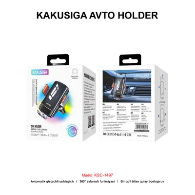 AVTO HOLDER KAKUSIGA KSC-1497 BLACK