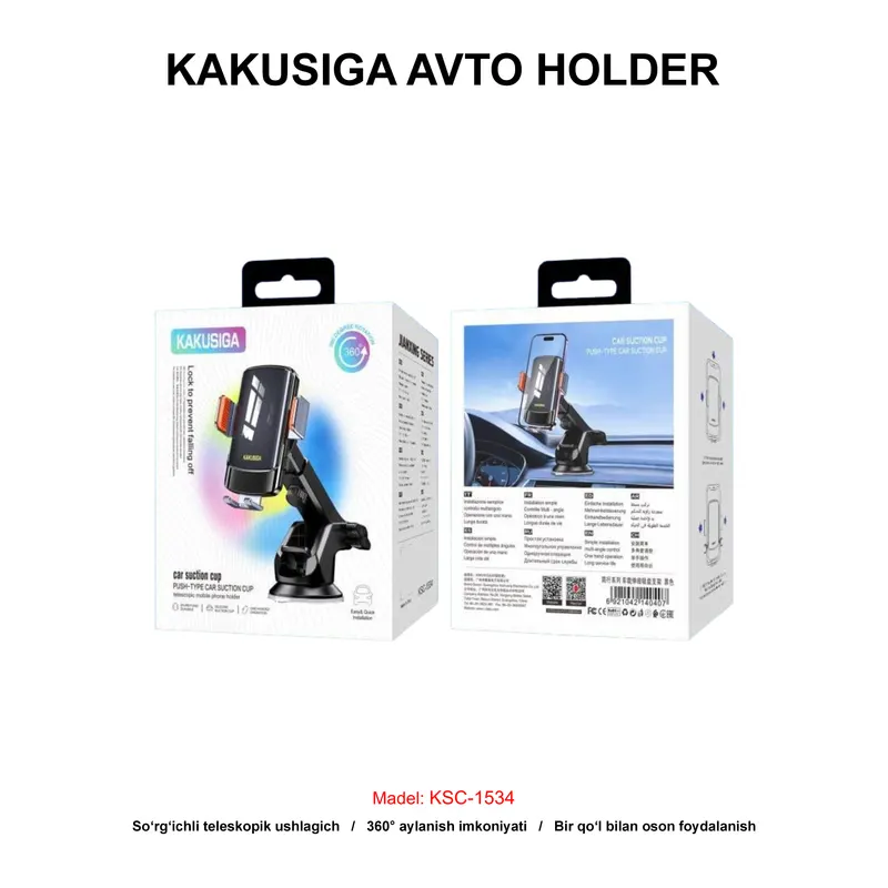 AVTO HOLDER KAKUSIGA KSC-1534 BLACK