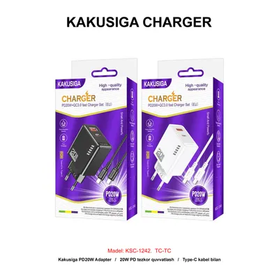 CHARGER KAKUSIGA KSC-1242 TC-TC BLACK