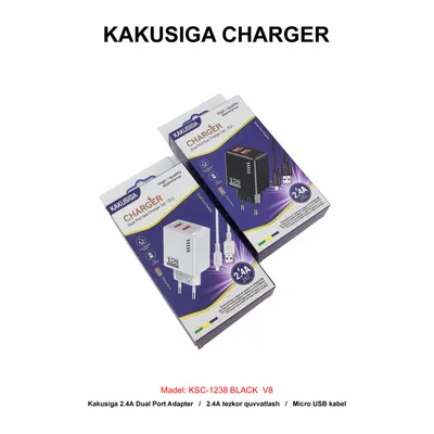 CHARGER KAKUSIGA KSC-1238 V8 BLACK