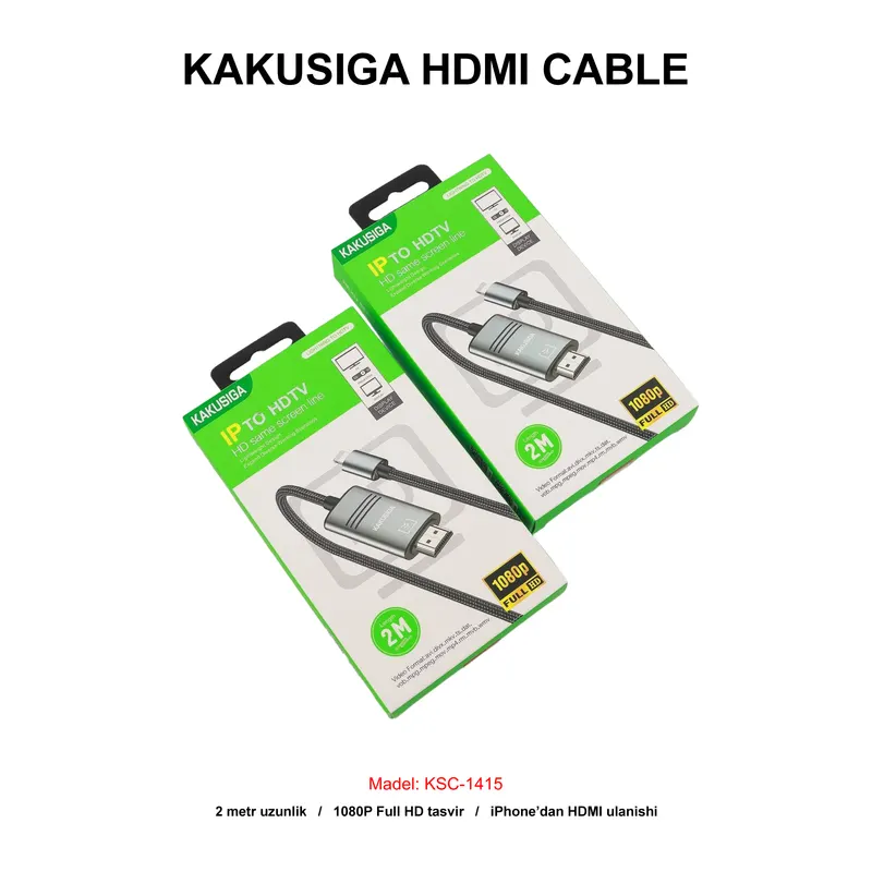 HDMI CABLE KAKUSIGA KSC-1415 IP GREY