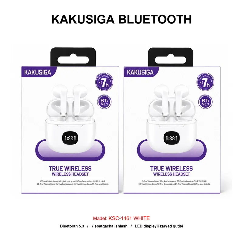 BLUETOOTH KAKUSIGA KSC-1461 WHITE
