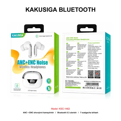 BLUETOOTH KAKUSIGA KSC-1462 WHITE