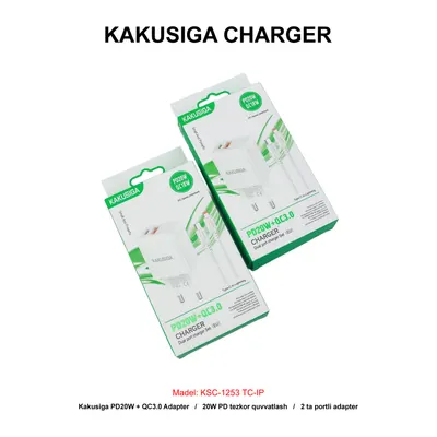 CHARGER KAKUSIGA KSC-1253 TC-IP WHITE