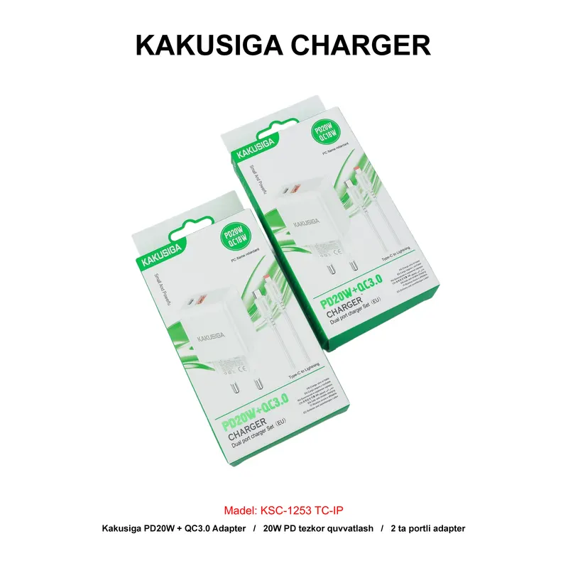 CHARGER KAKUSIGA KSC-1253 TC-IP WHITE