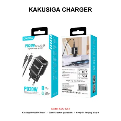 CHARGER KAKUSIGA KSC-1251 TC-TC BLACK