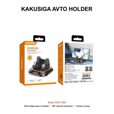 AVTO HOLDER KAKUSIGA KSC-1553 BLACK