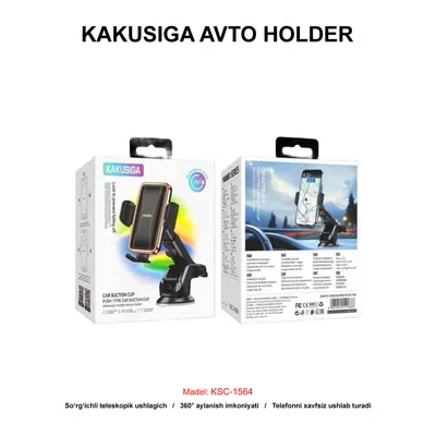 AVTO HOLDER KAKUSIGA KSC-1564 BLACK
