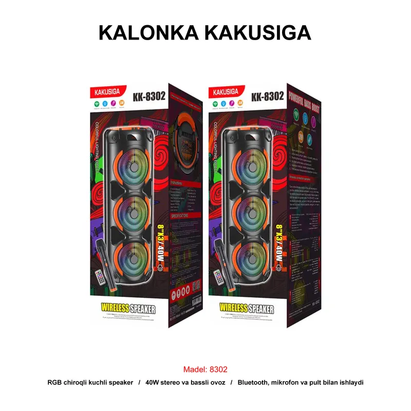 KALONKA KAKUSIGA KK-8302 BLACK