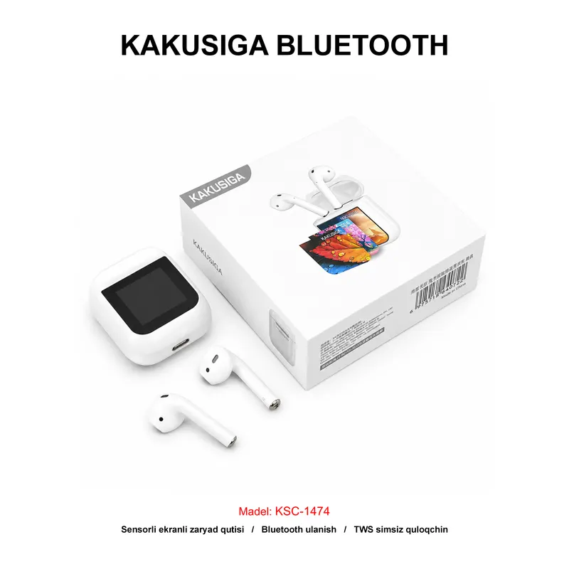 BLUETOOTH KAKUSIGA KSC-1474 WHITE