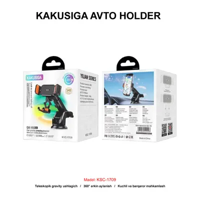 AVTO HOLDER KAKUSIGA KSC-1709 BLACK