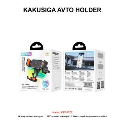 AVTO HOLDER KAKUSIGA KSC-1702 BLACK