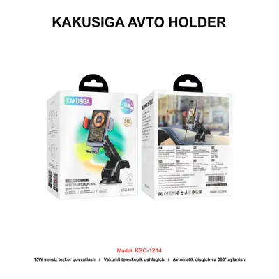 AVTO HOLDER KAKUSIGA KSC-1214 BLACK