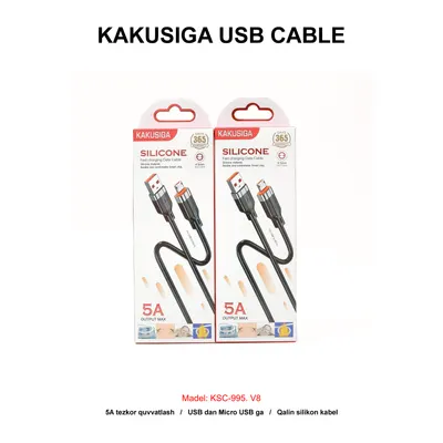 USB CABLE KAKUSIGA KSC-995 V8 BLACK