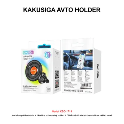 AVTO HOLDER KAKUSIGA KSC-1719 BLACK