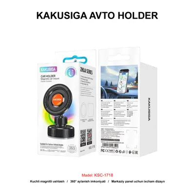 AVTO HOLDER KAKUSIGA KSC-1718 BLACK