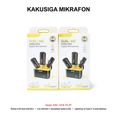 MIKROFON KAKUSIGA KSC-1478 TC-IP BLACK