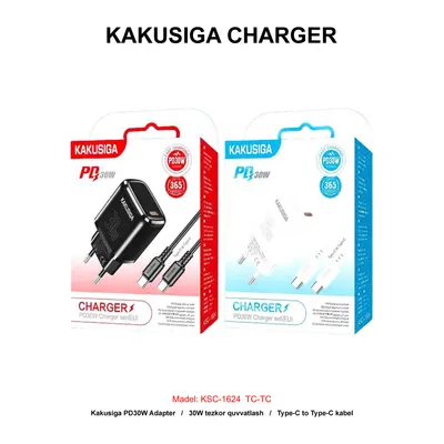 CHARGER KAKUSIGA KSC-1624 TC-TC WHITE