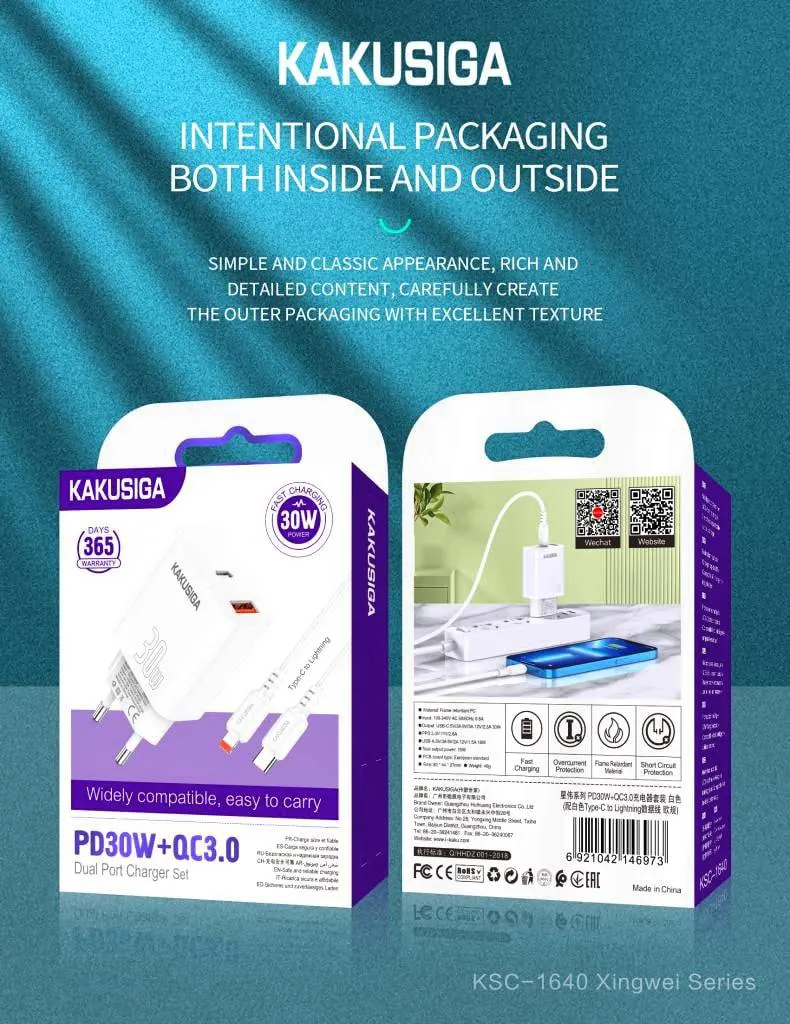 CHARGER KAKUSIGA KSC-1640 TC-TC WHITE