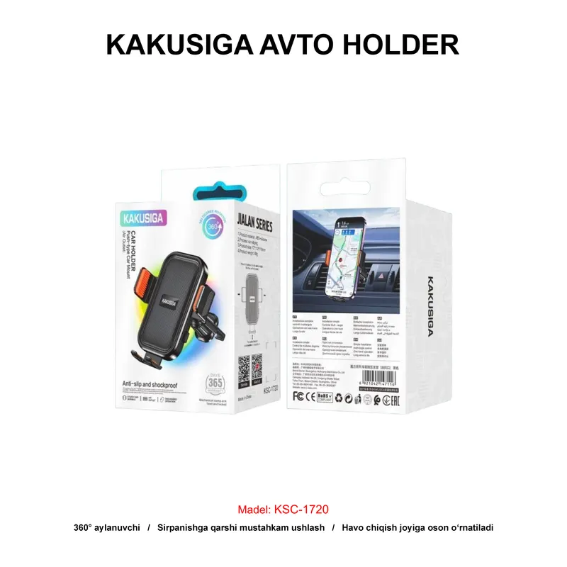 AVTO HOLDER KAKUSIGA KSC-1720 BLACK