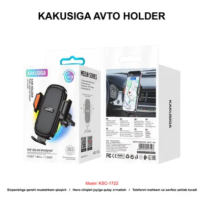 AVTO HOLDER KAKUSIGA KSC-1722 BLACK