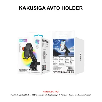 AVTO HOLDER KAKUSIGA KSC-1721 BLACK