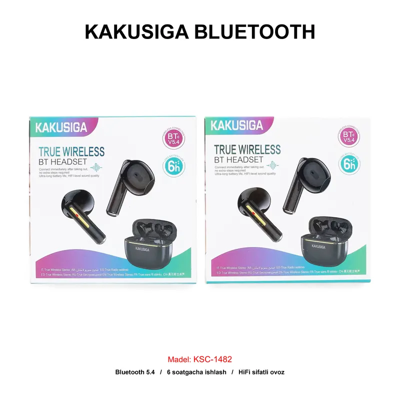BLUETOOTH KAKUSIGA KSC-1482 BLACK