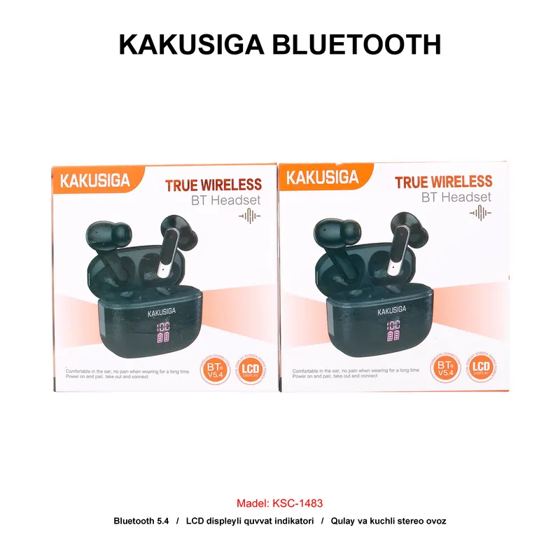 BLUETOOTH KAKUSIGA KSC-1483 BLACK