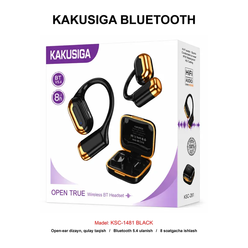 BLUETOOTH KAKUSIGA KSC-1481 BLACK