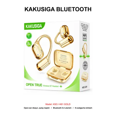 BLUETOOTH KAKUSIGA KSC-1481 GOLD