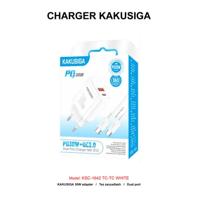 CHARGER KAKUSIGA KSC-1642 TC-TC WHITE