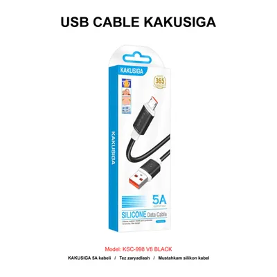 USB CABLE KAKUSIGA KSC-998 V8 BLACK