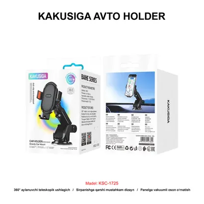 AVTO HOLDER KAKUSIGA KSC-1725 BLACK