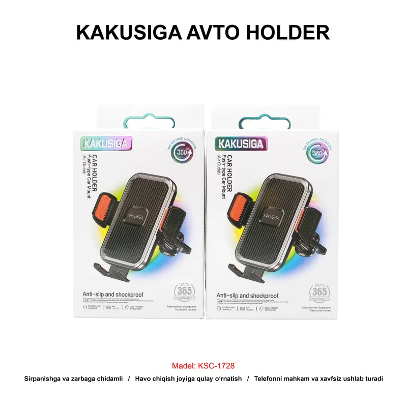AVTO HOLDER KAKUSIGA KSC-1728 BLACK