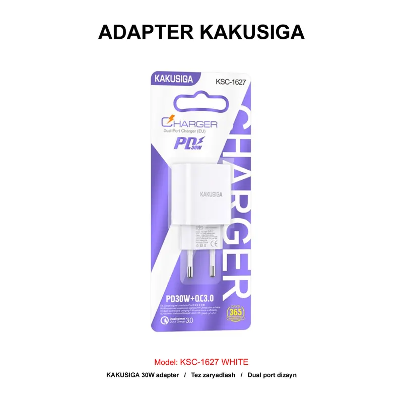 ADAPTER KAKUSIGA KSC-1627 WHITE