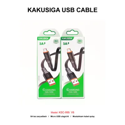 USB CABLE KAKUSIGA KSC-999 V8 BLACK