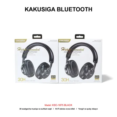 BLUETOOTH KAKUSIGA KSC-1875 BLACK