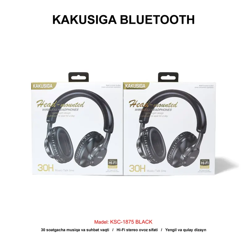 BLUETOOTH KAKUSIGA KSC-1875 BLACK