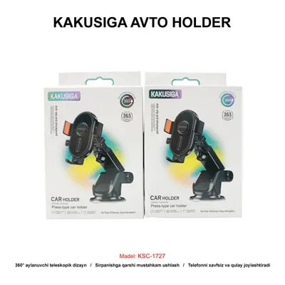 AVTO HOLDER KAKUSIGA KSC-1727 BLACK