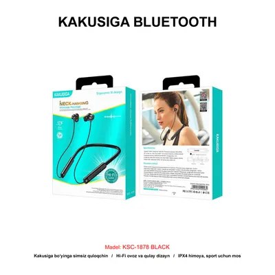 BLUETOOTH KAKUSIGA KSC-1878 BLACK
