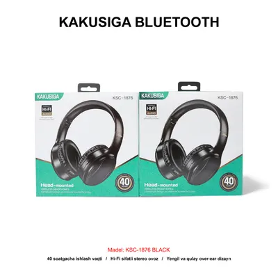 BLUETOOTH KAKUSIGA KSC-1876 BLACK