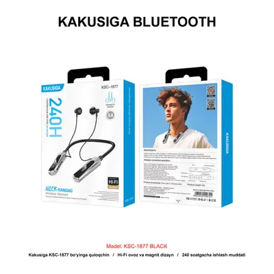 BLUETOOTH KAKUSIGA KSC-1877 BLACK