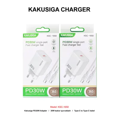 CHARGER KAKUSIGA KSC-1650 TC-TC WHITE