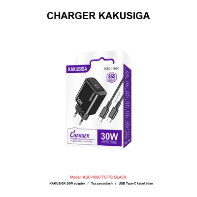 CHARGER KAKUSIGA KSC-1660 TC-TC BLACK